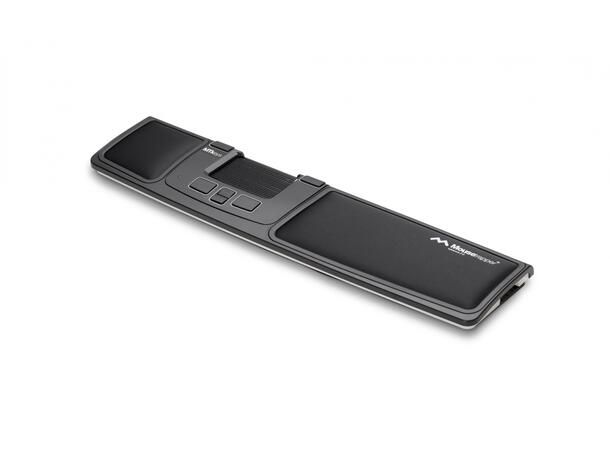 MOUSETRAPPER Advance 2.0 sort/hvit Supertynn ergonomisk design 